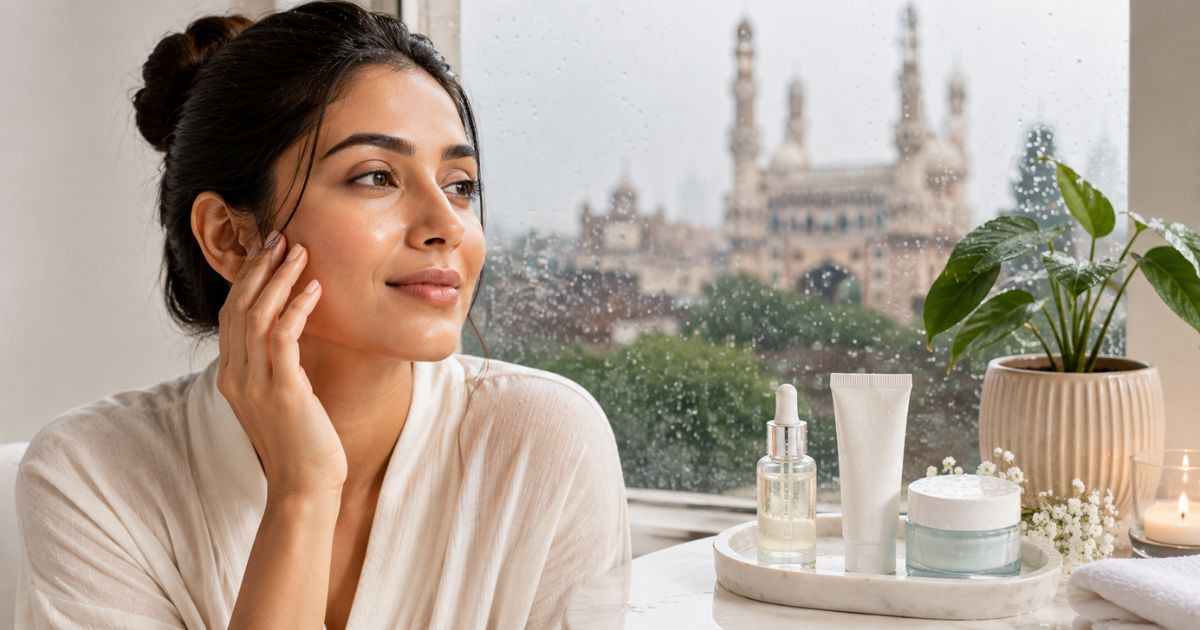 Monsoon Skincare Guide for Hyderabad: 4 Changes That Matter